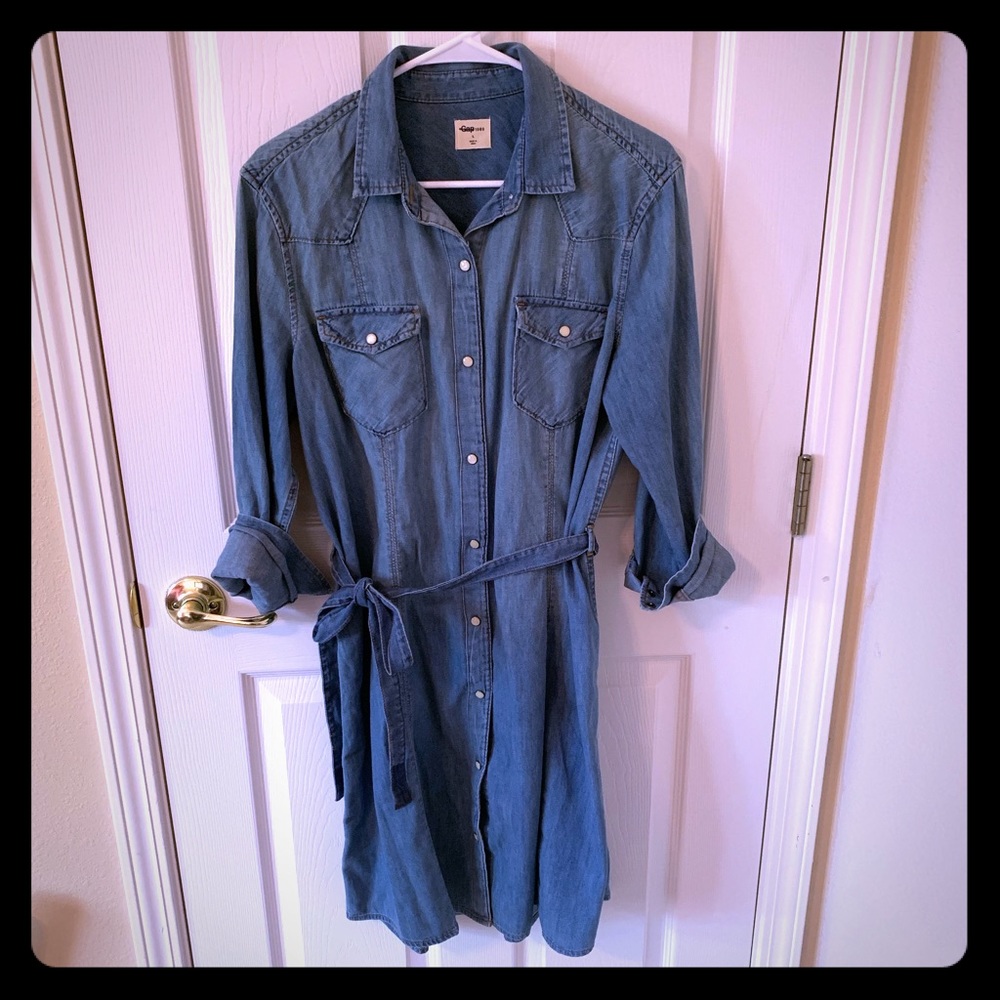 Gap Chambray Dress